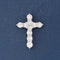 1.00ctw Round Brilliant Cut Diamond Cross Charm