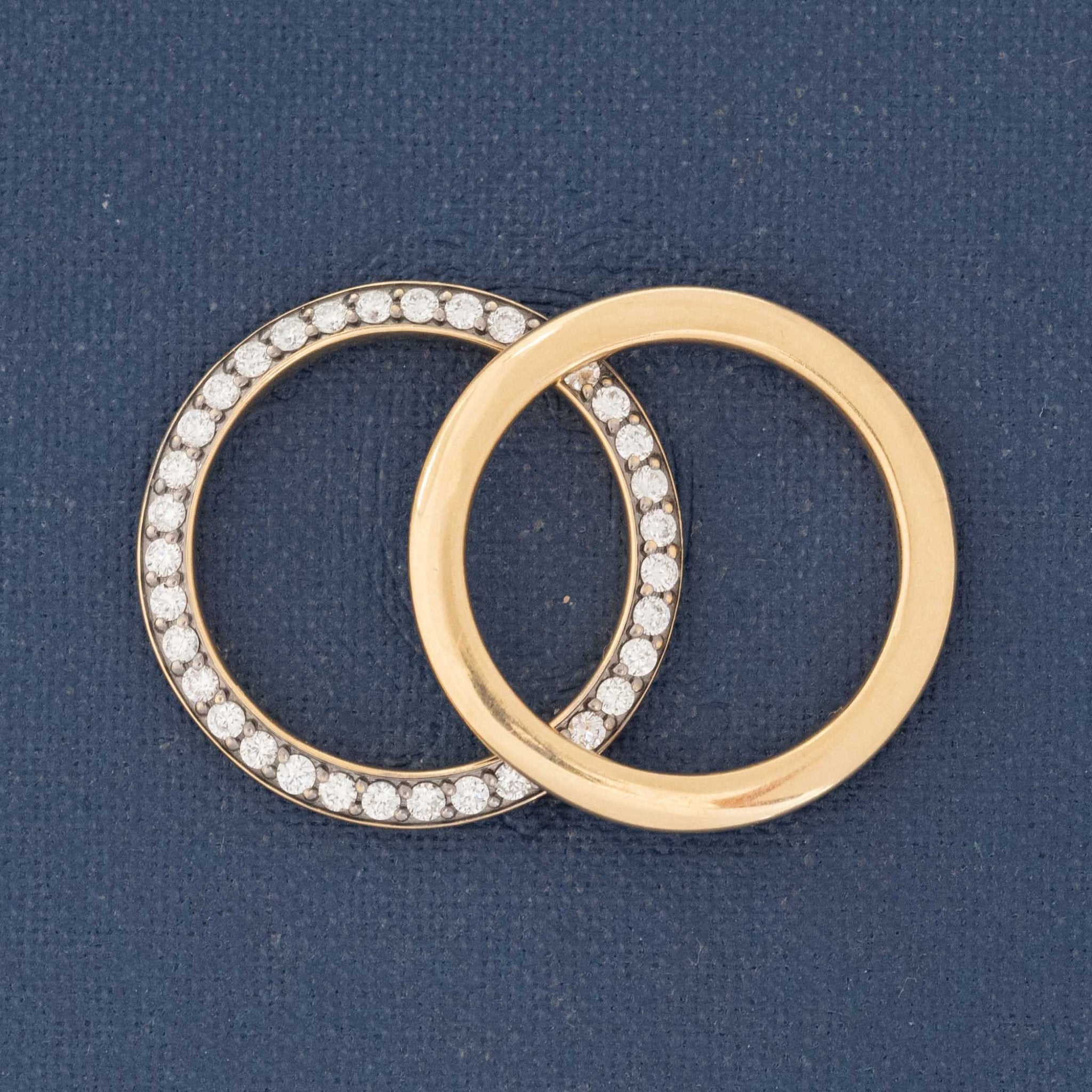1.00ctw Round Brilliant Cut Diamond Stacker Bands