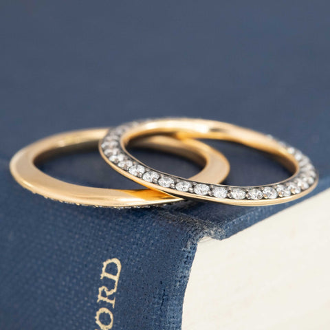 1.00ctw Round Brilliant Cut Diamond Stacker Bands