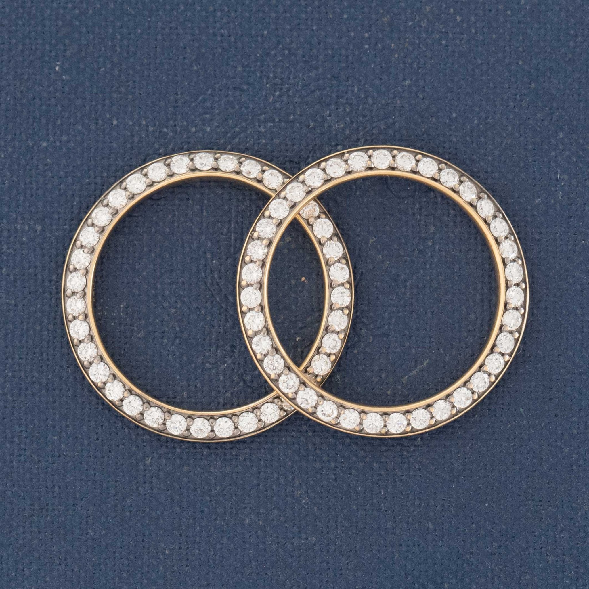 1.00ctw Round Brilliant Cut Diamond Stacker Bands