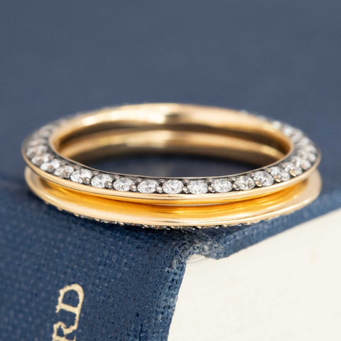 1.00ctw Round Brilliant Cut Diamond Stacker Bands