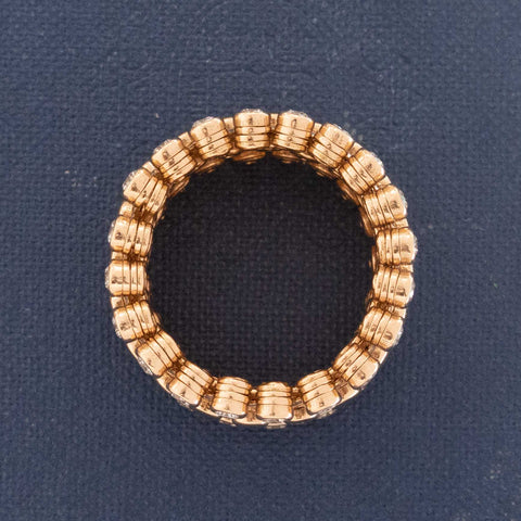 1.00ctw Round Cut Diamond Expandable Ring