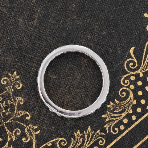 1.00ctw Vintage Old Cut Diamond Eternity Band