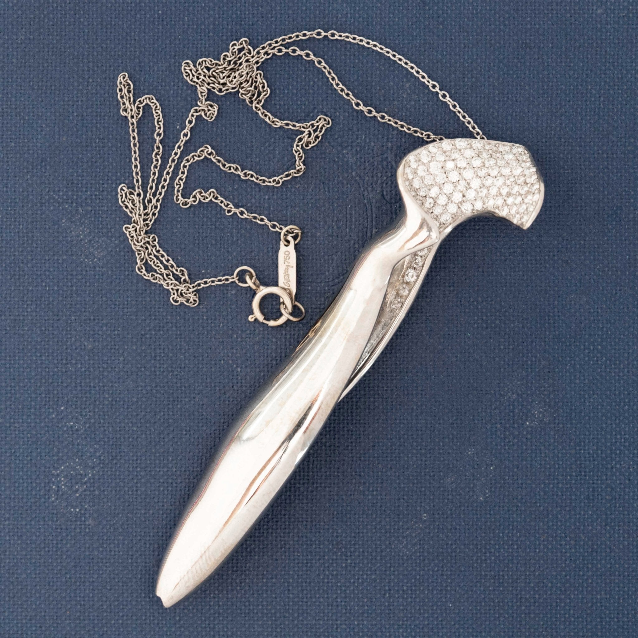 1.00ctw Vintage Orchid Diamond Pendant, by Frank Gehry for Tiffany & Co.