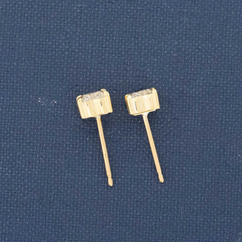1.01ctw Lily Cut Diamond Stud Earrings