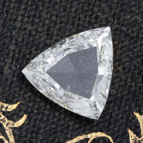 1.02ct Rose Cut Trillion Cut Diamond, GIA UV SI2