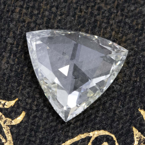 1.02ct Rose Cut Trillion Cut Diamond, GIA UV SI2