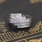 1.04ctw Asymmetrical Diamond 5-Row Band