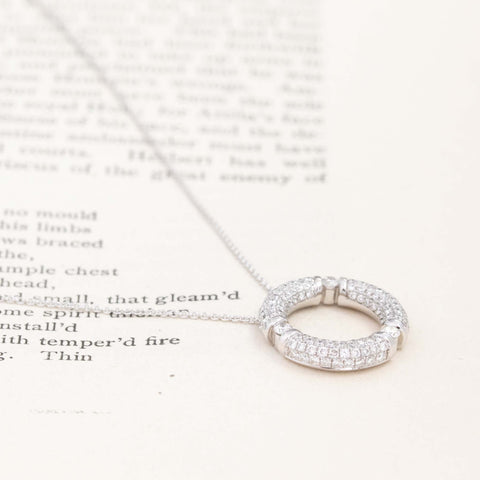 1.07ctw Diamond Wreath Pendant by Movado