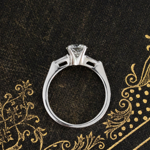 1.07ctw Old European Cut Diamond Solitaire, GIA J SI1