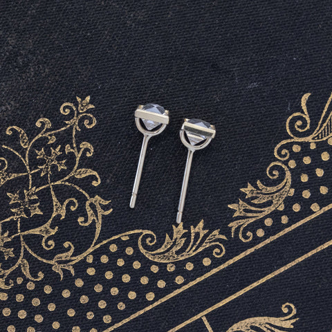 1.10ctw French Cut Diamond Studs