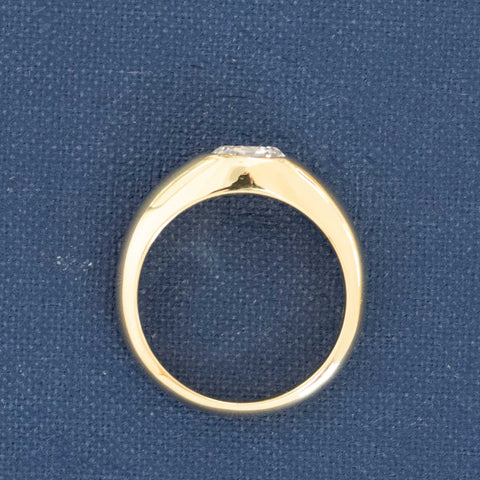 1.10ctw Oval Old Mine Cut Diamond Ring