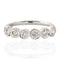 1.10ctw Old European Cut Diamond Bezel 6-Stone Band
