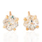 1.11ctw Old Mine Cut Diamond Stud Earrings