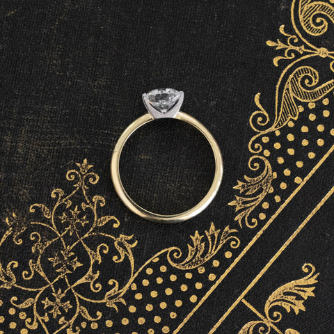 1.12ct Old European Cut Diamond Solitaire, GIA G VVS2