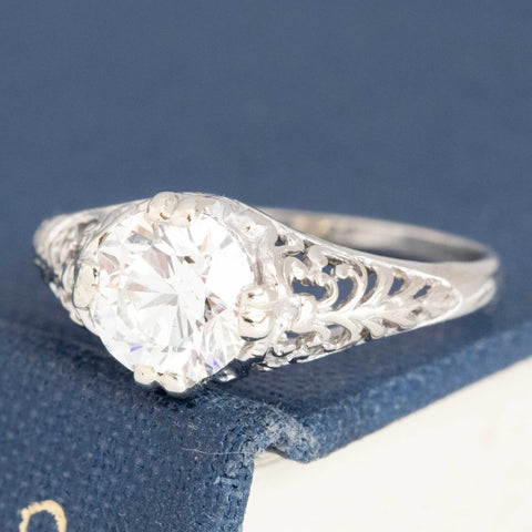 1.12ct Round Brilliant Cut Diamond Solitaire