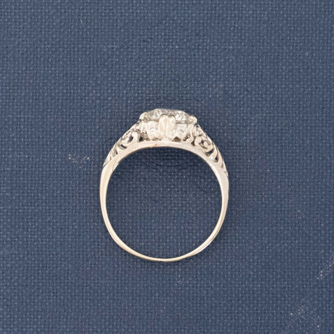 1.12ct Round Brilliant Cut Diamond Solitaire