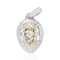 1.13ct Pear Cut Diamond Collet Charm