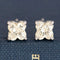 1.14ctw Lily Cut Diamond Stud Earrings