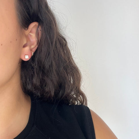 1.15ctw Lily Cut Diamond Stud Earrings