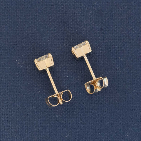 1.15ctw Lily Cut Diamond Stud Earrings