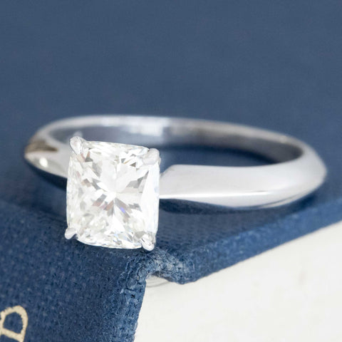 1.16ct Cushion Cut Diamond Solitaire, GIA L SI1