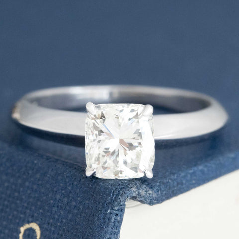 1.16ct Cushion Cut Diamond Solitaire, GIA L SI1