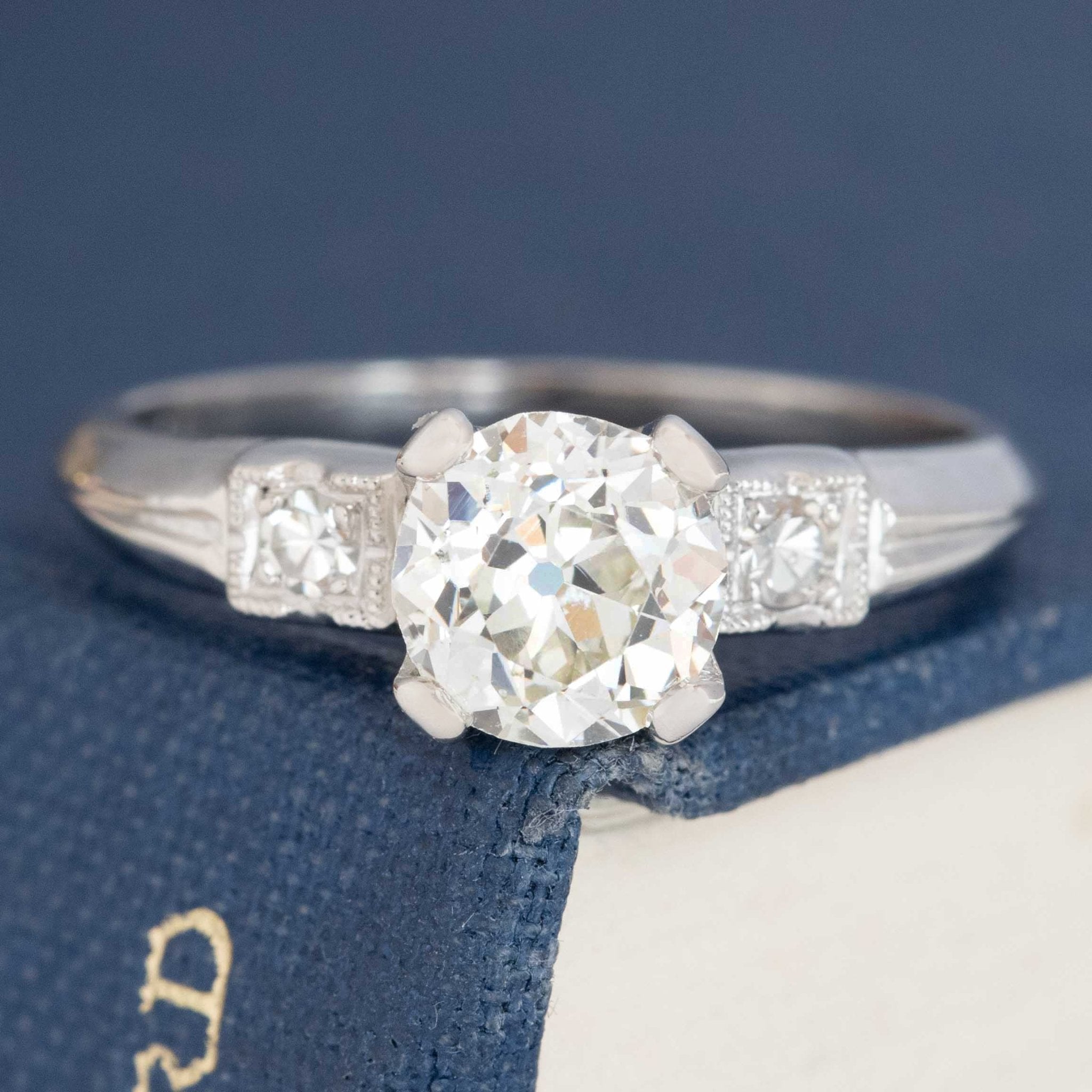 1.16ct Old European Cut Diamond Solitaire, GIA K VS2