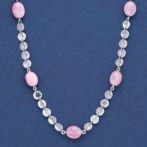 11.78ctw Rose Cut Diamond & Tourmaline Necklace