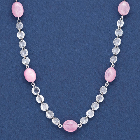 11.78ctw Rose Cut Diamond & Tourmaline Necklace