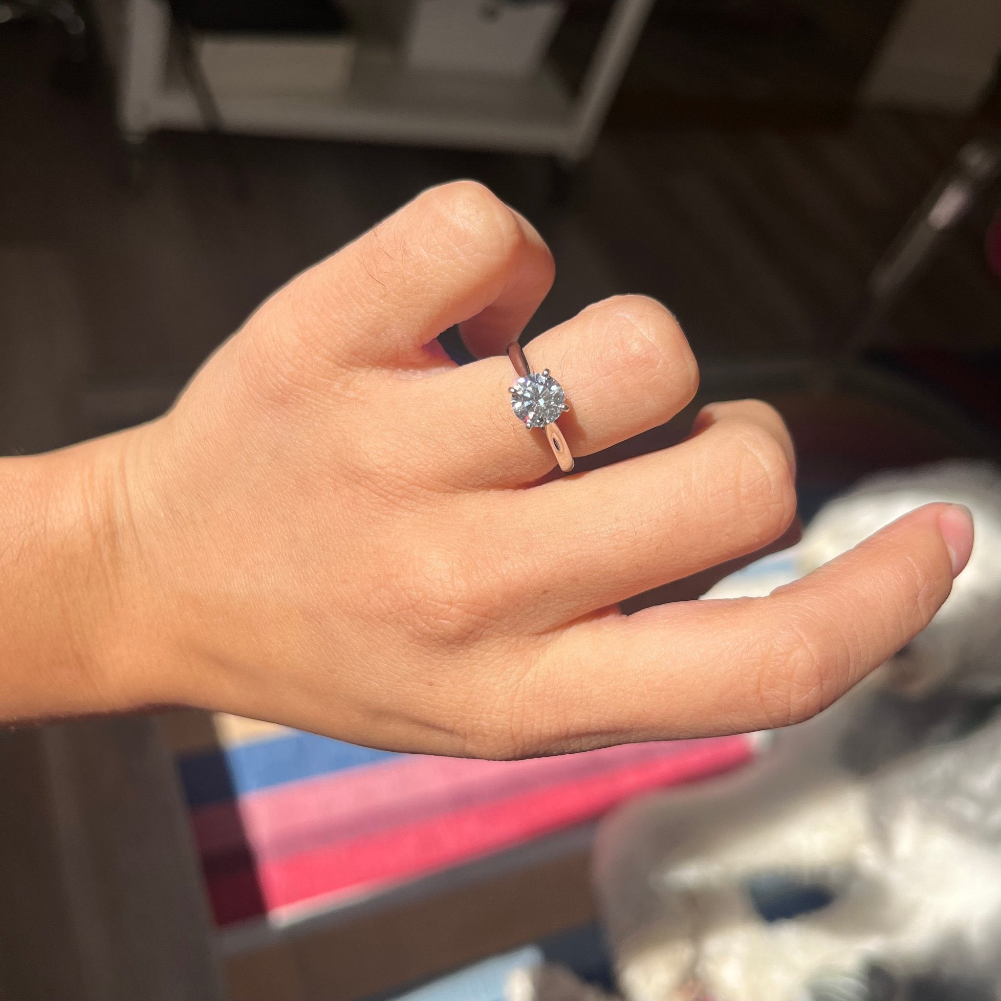 1.17ct Round Brilliant Cut Diamond Solitaire, by Cartier
