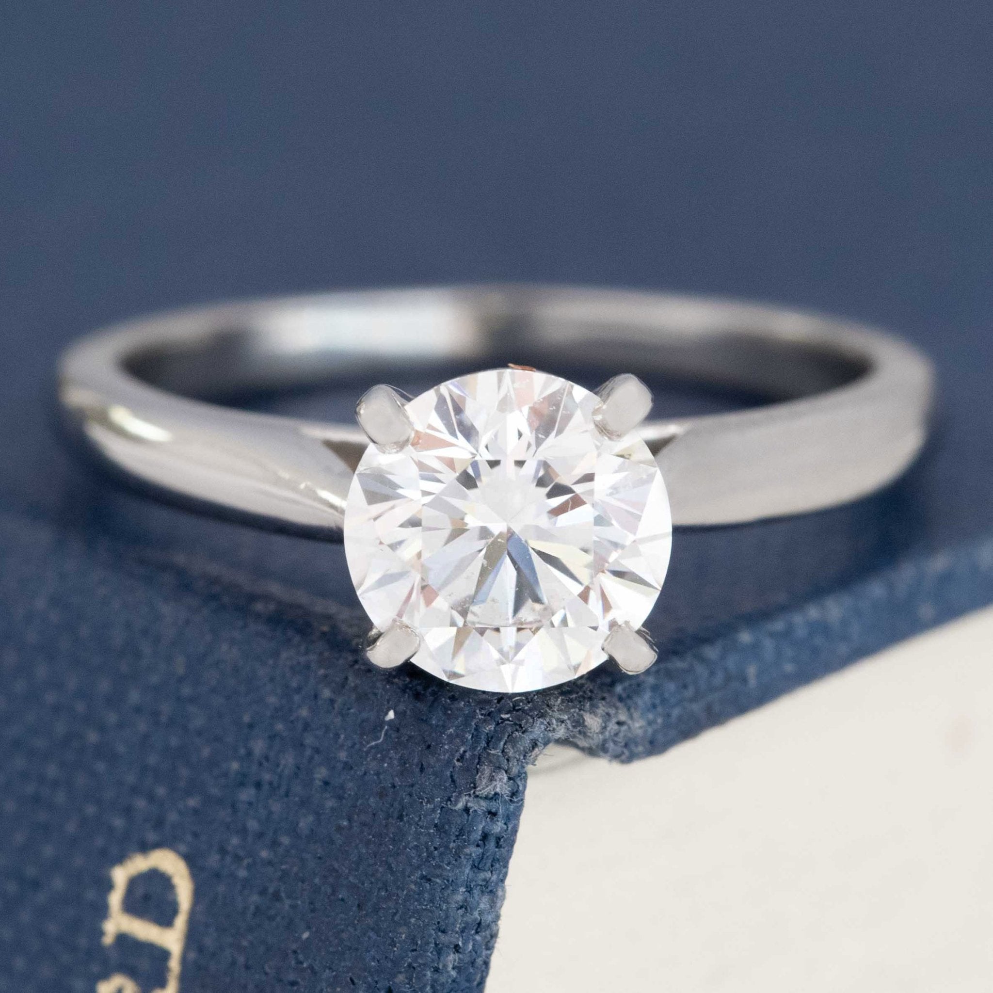 1.17ct Round Brilliant Cut Diamond Solitaire, by Cartier