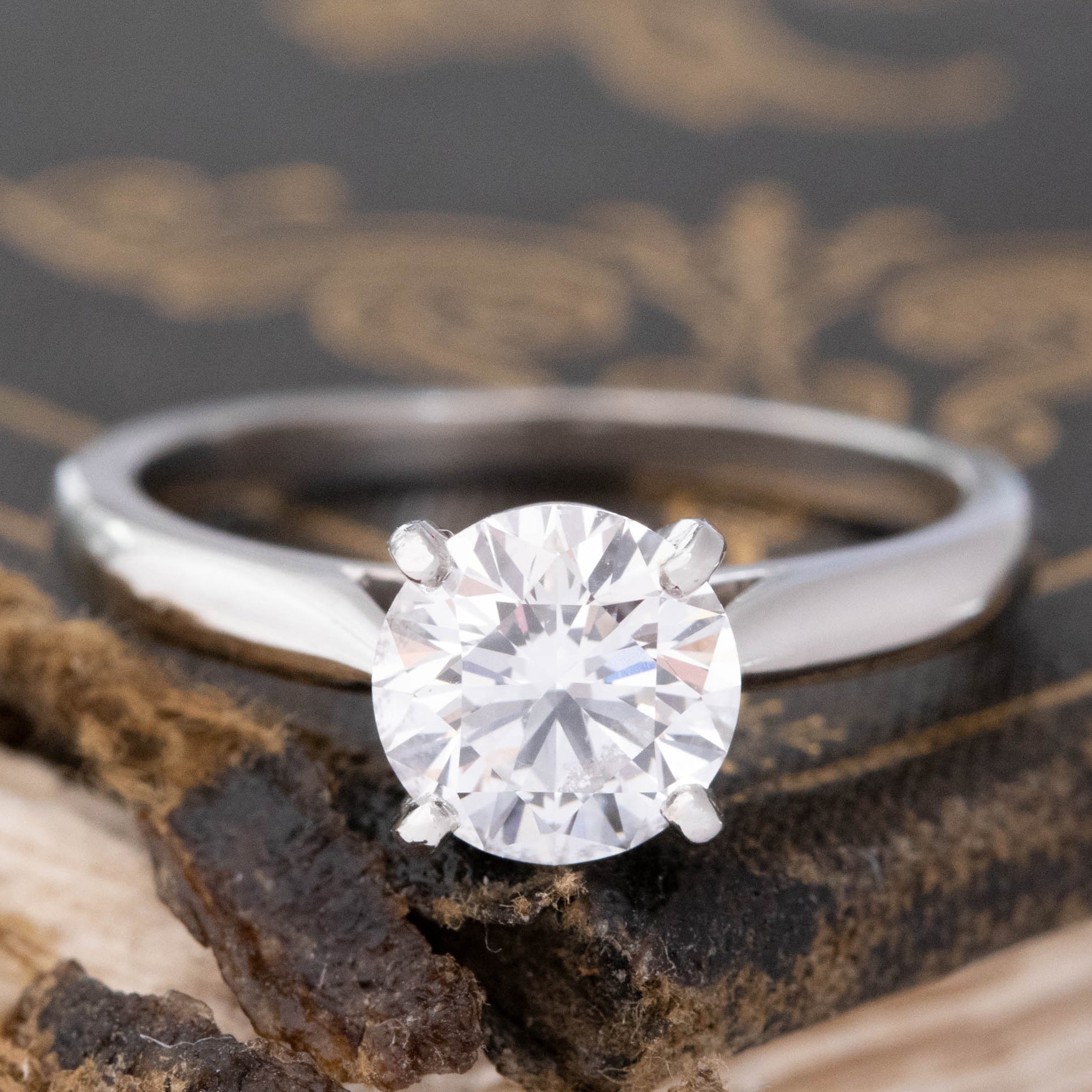 1.17ct Round Brilliant Cut Diamond Solitaire by Cartier