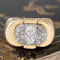1.19ctw Art Deco Old Cut Diamond Tank Ring, French