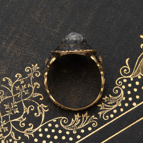 1.20ct Georgian Rose Cut Diamond Ring