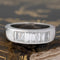 1.20ctw French Baguette Cut Diamond 7-Stone Band with Baguette Cut Diamonds in platinum, antique-inspired one-of-a-kind wedding band