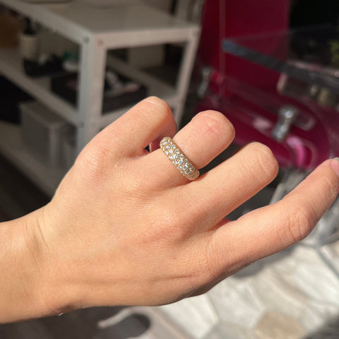 1.23ctw Diamond Pave Band by Cartier