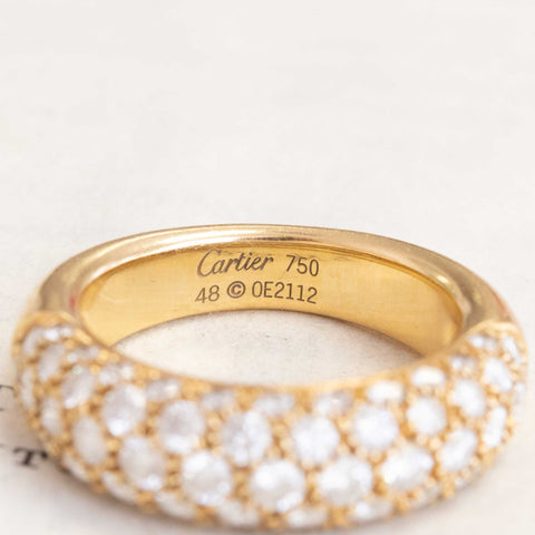 1.23ctw Diamond Pave Band by Cartier