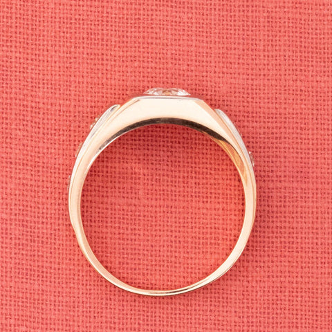 1.23ctw Vintage Old European Cut Diamond Ring by Boucheron Paris