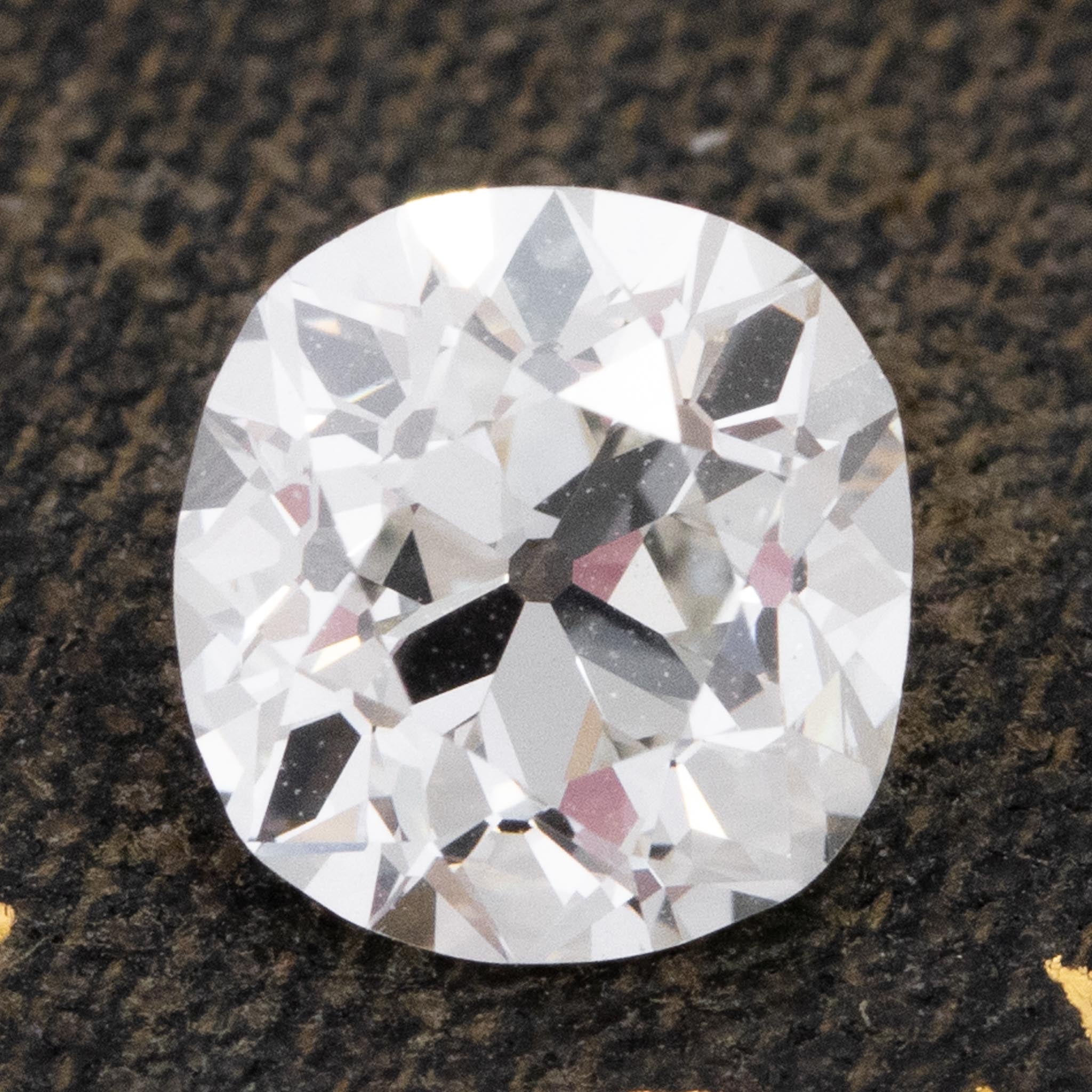 1.25ct Old Mine Cut Diamond, GIA I VS2