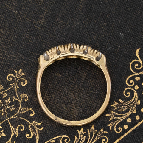 1.25ctw Antique Old Cut Diamond 5-Stone Band