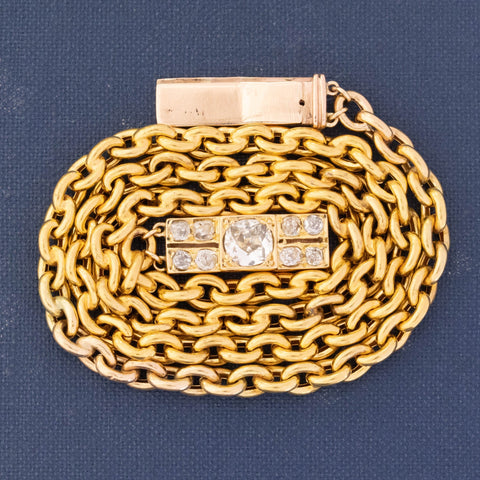 .97ctw Antique Diamond Clasp Necklace