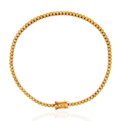 1.25ctw Fancy Yellow Diamond Tennis Bracelet, by Martin Katz