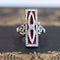 1.25ctw French Antique Diamond and Enamel Dinner Ring