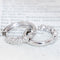 1.25ctw Old European Cut Diamond Bezel Hoop Earrings