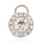 1.02ctw Vintage Old European Cut Diamond Cluster Pendant