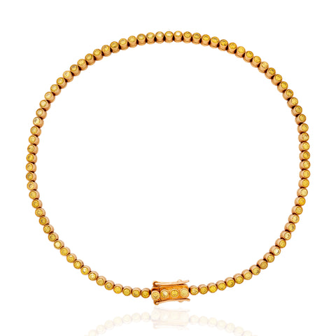 1.25ctw Fancy Yellow Diamond Tennis Bracelet, by Martin Katz