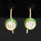 1.26ctw Old European Cut Diamond "Dot" Earrings
