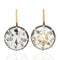 12.74ctw Old European Cut Diamond Collet Dormeuse Earrings, GIA