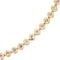 12.76ctw Asscher Cut Diamond Bezel Tennis Bracelet